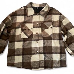 Brown Plaid Jacket